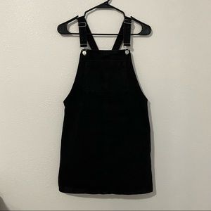Topshop Denim Overall Dress